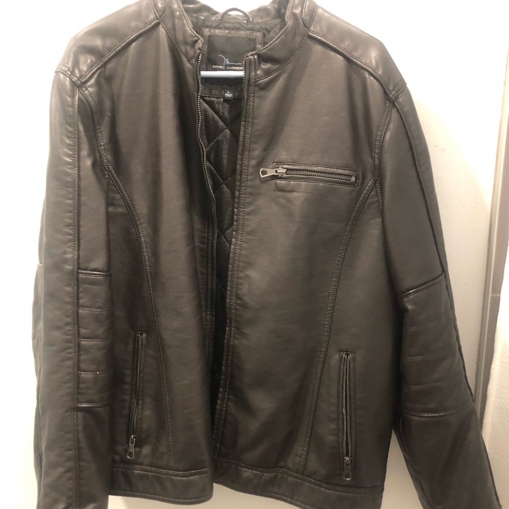 Marc Anthony faux leather jacket